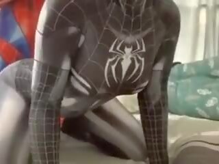 Spider zentai naida: vapaa likainen klipsi vid 6c