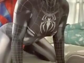Spider zentai fuck: percuma kotor klip vid 6c