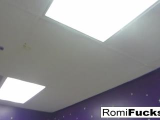 Romi and Dani Lesbian Black-light Fun, HD sex video ed