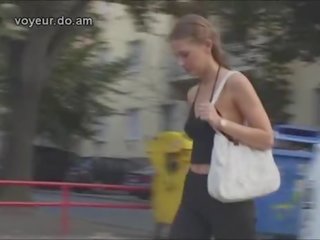 Sharking Innocent mademoiselle In Public Unseen film