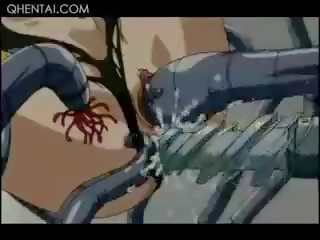 Hentai dögös felnőtt videó mov fogoly wrapped és szar által nagy tentacles