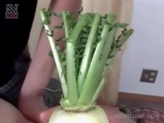 裸 亚洲人 青少年 得到 毛茸茸 娘们 钉 同 vegetables