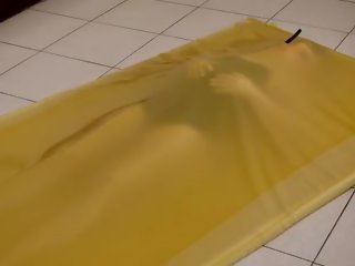 Kigurumi vibrating in vacuum bed 2, free bayan 37